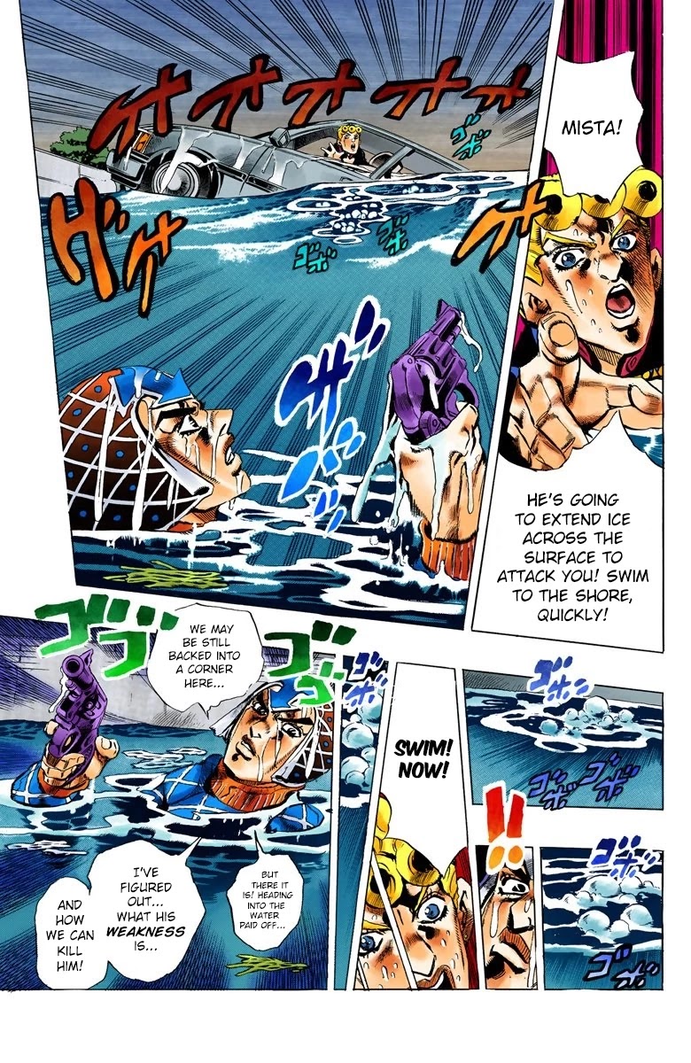 JoJo's Bizarre Adventure Part 5 - Vento Aureo (Official Colored) chapter 72 page 18