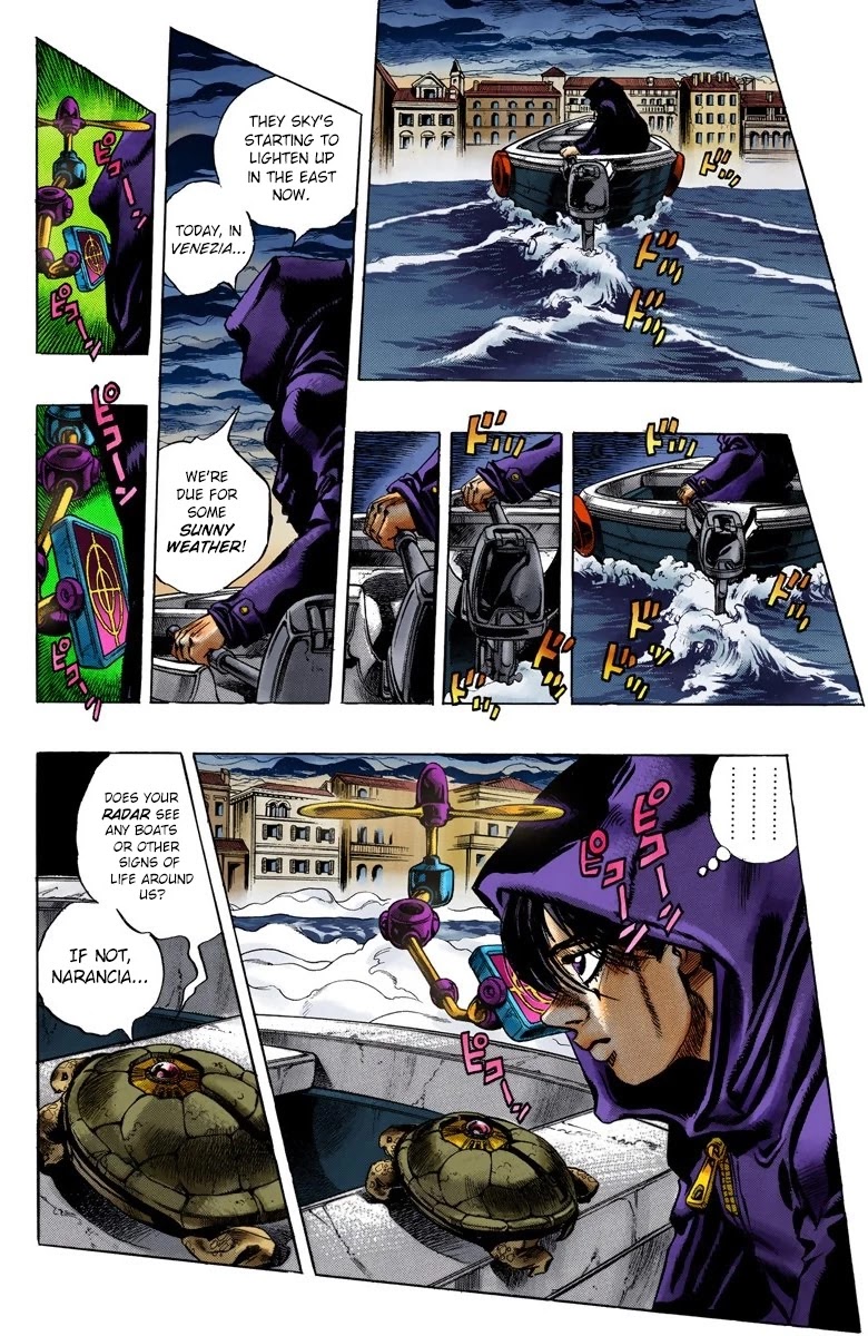 JoJo's Bizarre Adventure Part 5 - Vento Aureo (Official Colored) chapter 72 page 3