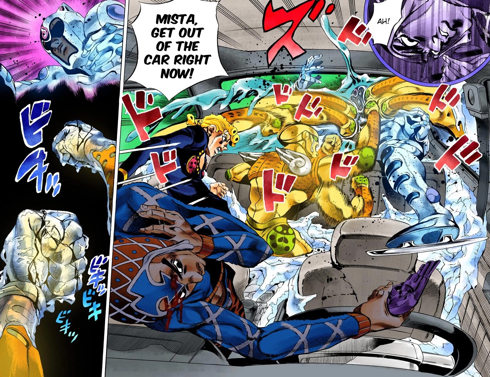 JoJo's Bizarre Adventure Part 5 - Vento Aureo (Official Colored) chapter 72 page 5