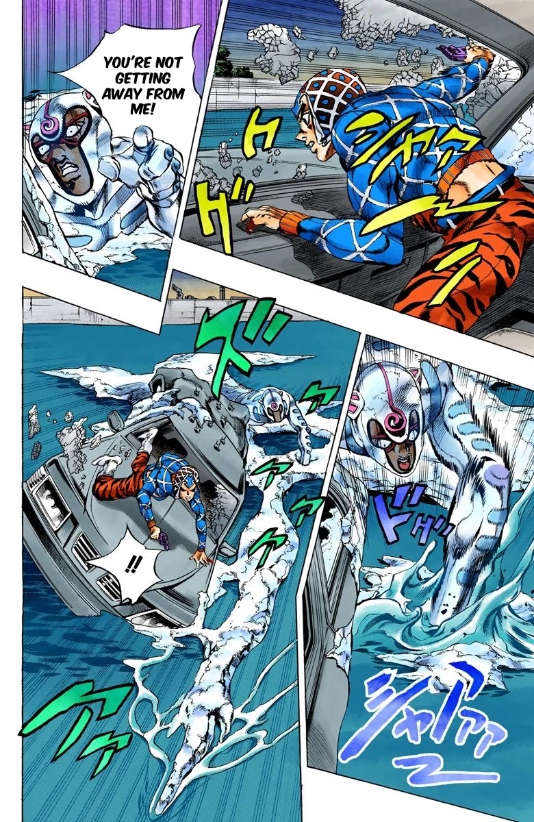 JoJo's Bizarre Adventure Part 5 - Vento Aureo (Official Colored) chapter 72 page 8