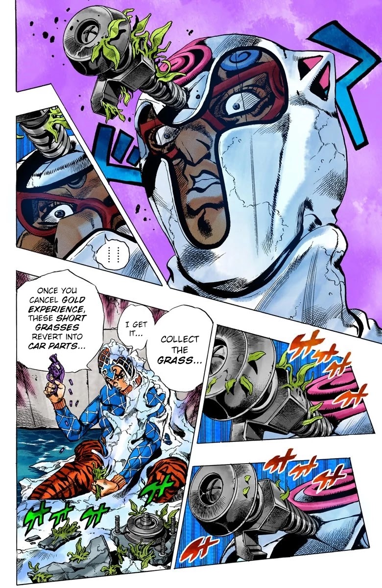 JoJo's Bizarre Adventure Part 5 - Vento Aureo (Official Colored) chapter 73 page 10