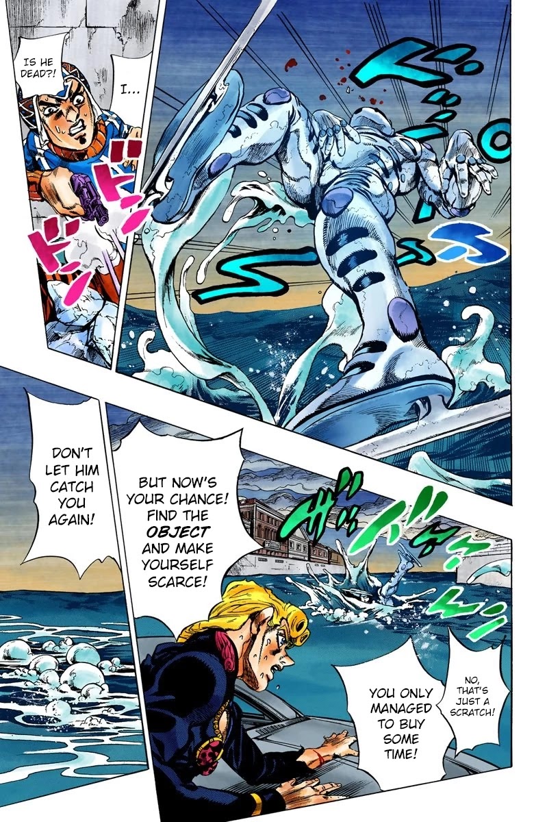 JoJo's Bizarre Adventure Part 5 - Vento Aureo (Official Colored) chapter 73 page 13