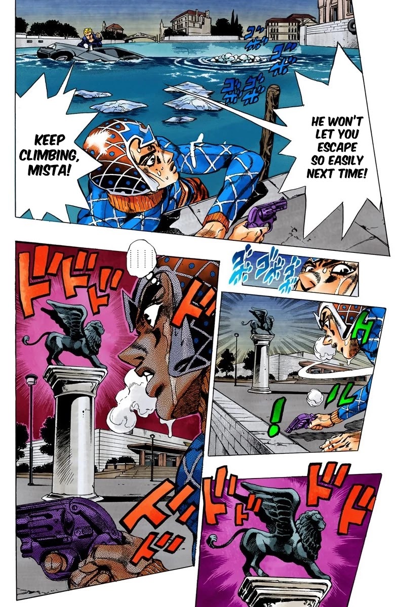 JoJo's Bizarre Adventure Part 5 - Vento Aureo (Official Colored) chapter 73 page 14