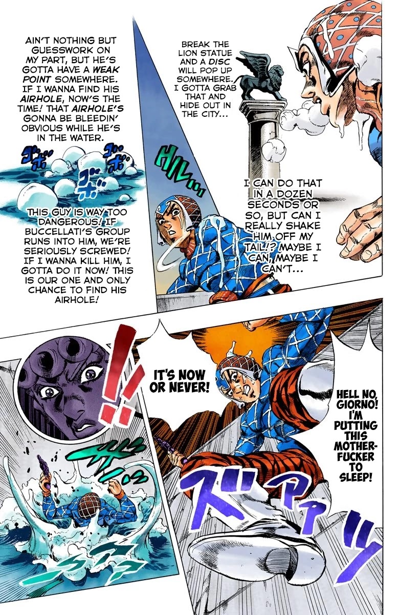 JoJo's Bizarre Adventure Part 5 - Vento Aureo (Official Colored) chapter 73 page 15