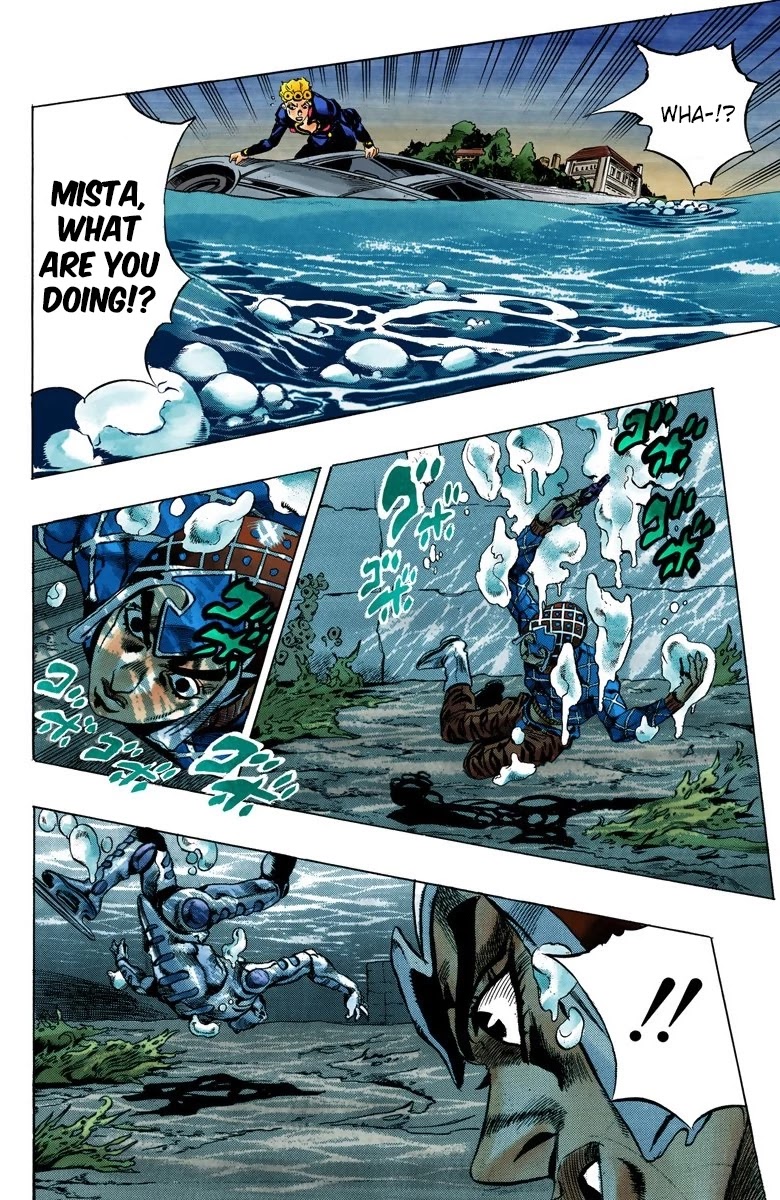 JoJo's Bizarre Adventure Part 5 - Vento Aureo (Official Colored) chapter 73 page 16