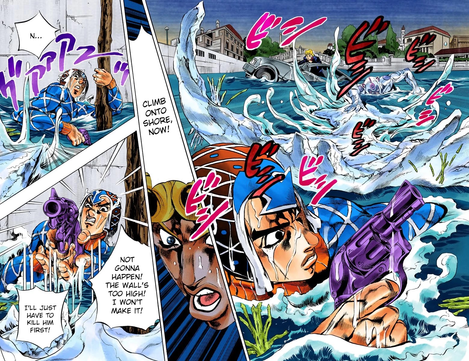 JoJo's Bizarre Adventure Part 5 - Vento Aureo (Official Colored) chapter 73 page 4