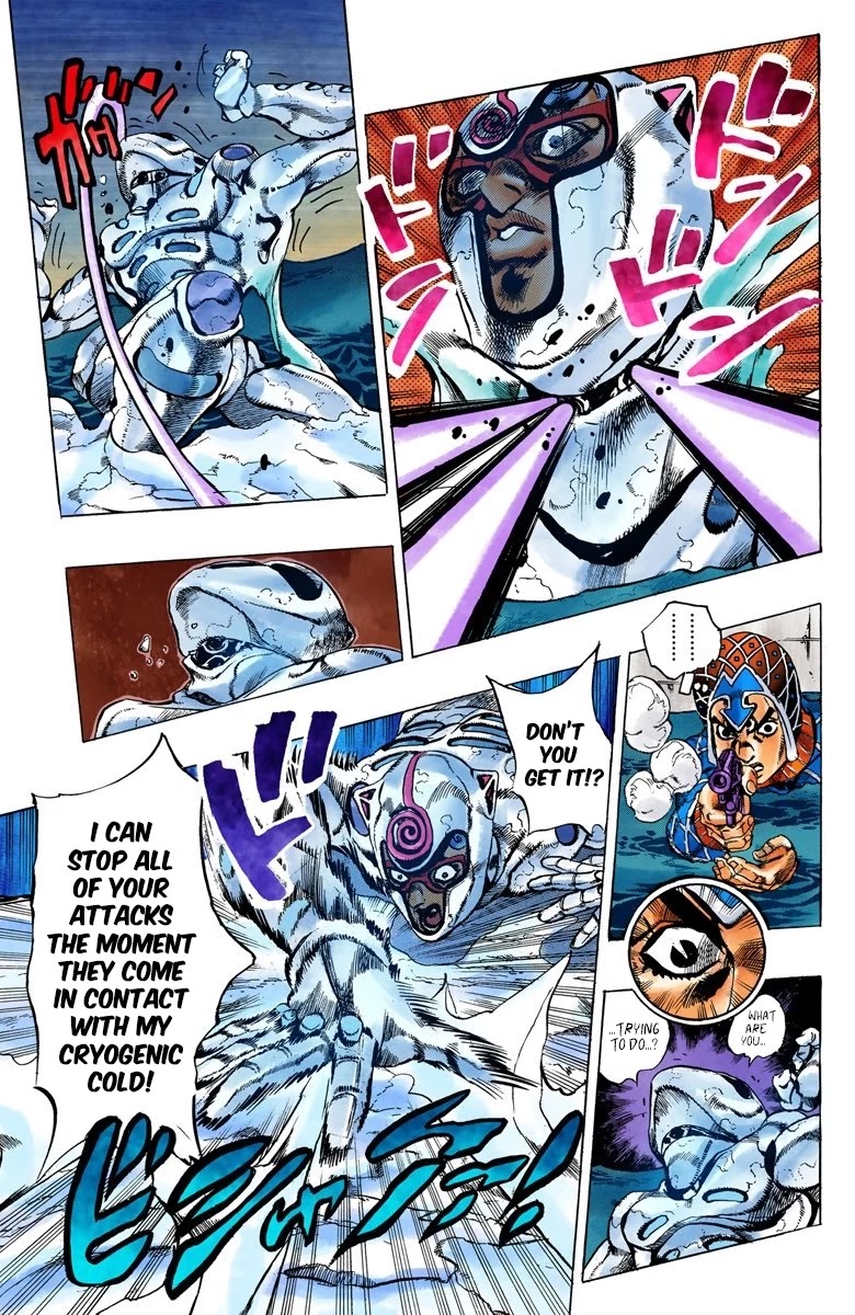 JoJo's Bizarre Adventure Part 5 - Vento Aureo (Official Colored) chapter 73 page 6