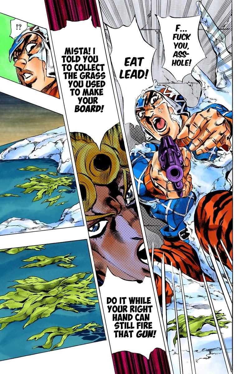 JoJo's Bizarre Adventure Part 5 - Vento Aureo (Official Colored) chapter 73 page 8