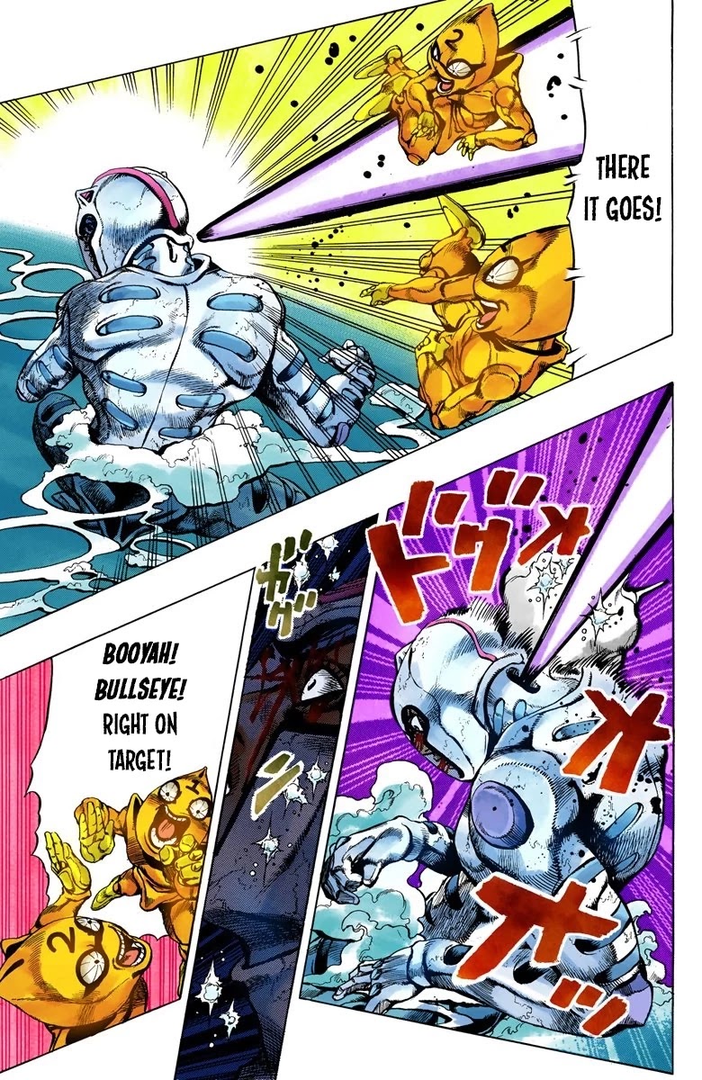 JoJo's Bizarre Adventure Part 5 - Vento Aureo (Official Colored) chapter 74 page 11