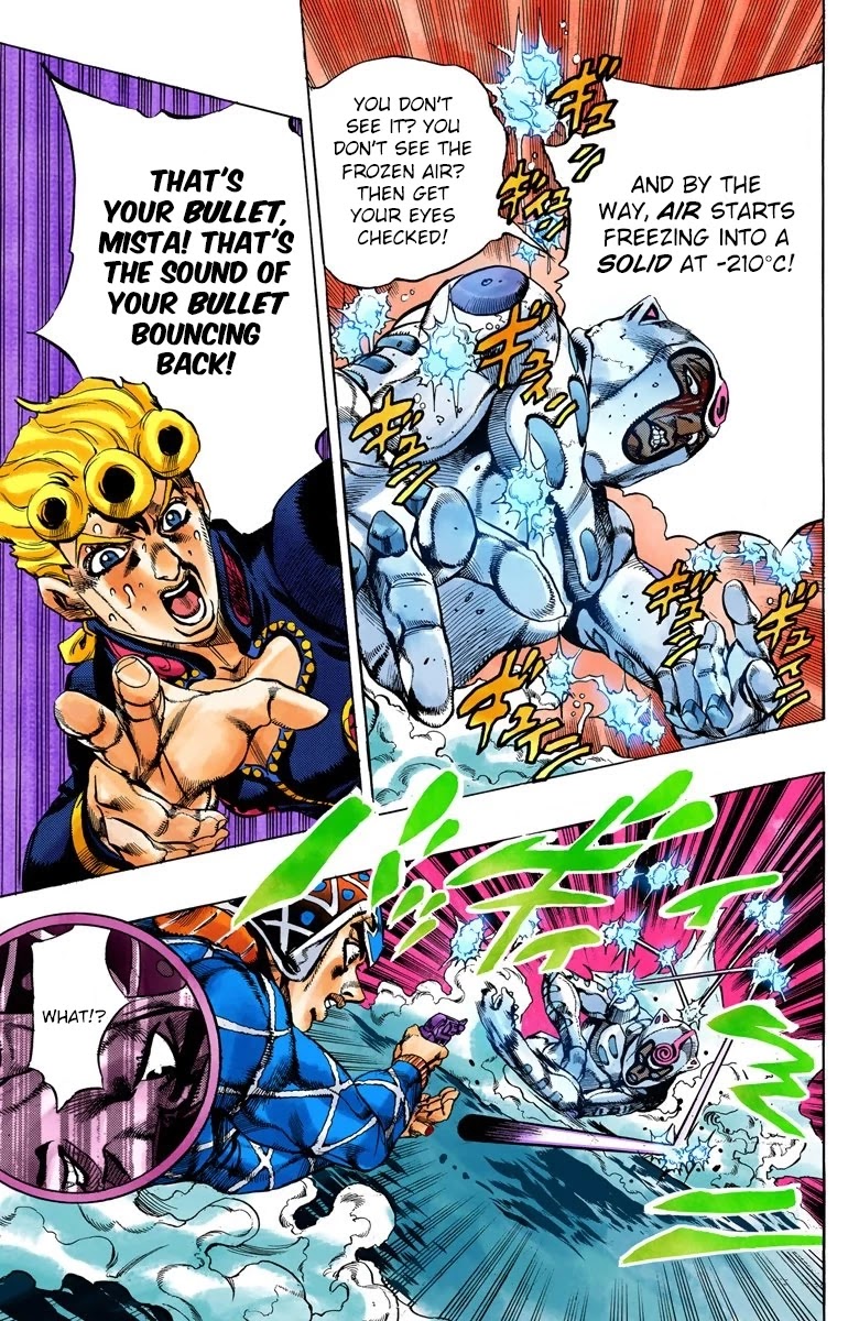 JoJo's Bizarre Adventure Part 5 - Vento Aureo (Official Colored) chapter 74 page 14