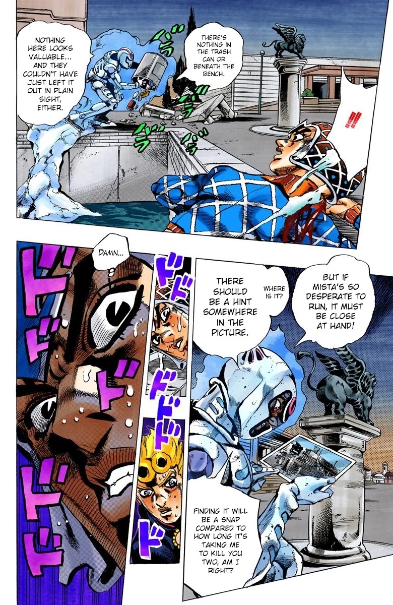 JoJo's Bizarre Adventure Part 5 - Vento Aureo (Official Colored) chapter 74 page 17