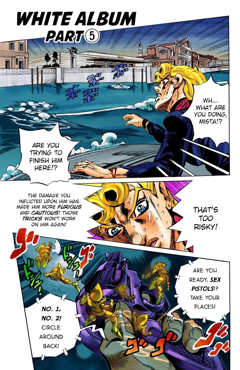 JoJo's Bizarre Adventure Part 5 - Vento Aureo (Official Colored) chapter 74 page 2