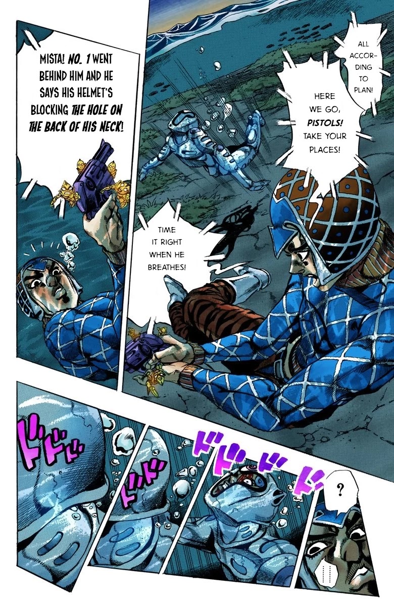 JoJo's Bizarre Adventure Part 5 - Vento Aureo (Official Colored) chapter 74 page 5