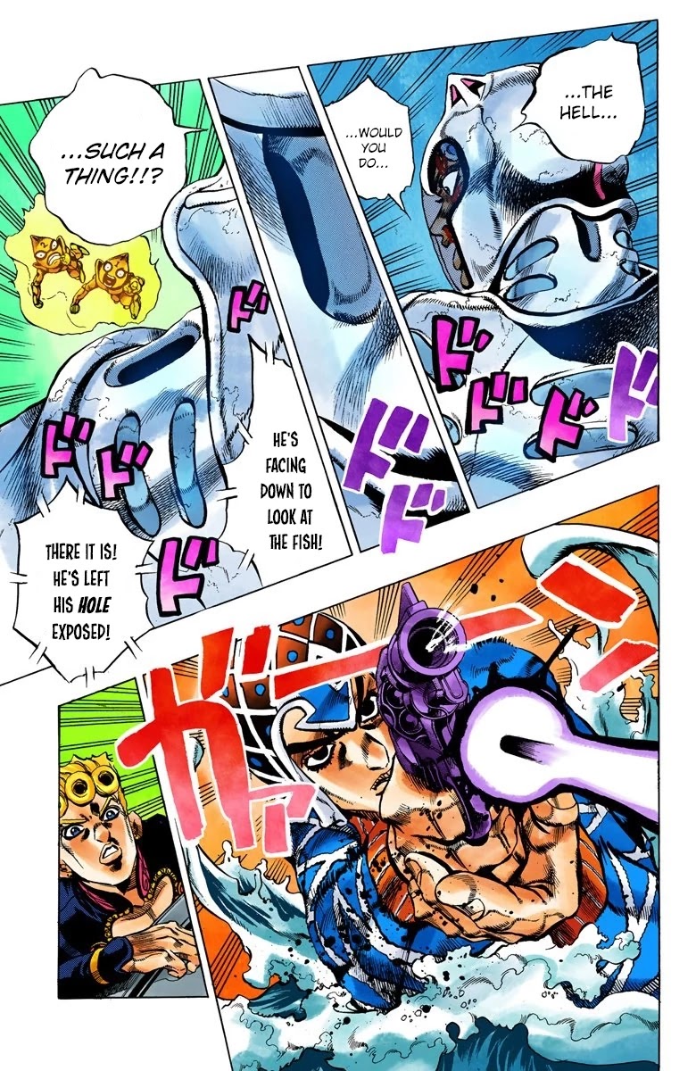 JoJo's Bizarre Adventure Part 5 - Vento Aureo (Official Colored) chapter 74 page 9