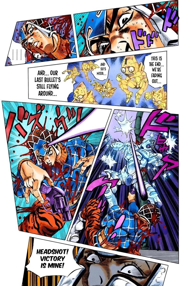 JoJo's Bizarre Adventure Part 5 - Vento Aureo (Official Colored) chapter 76 page 10