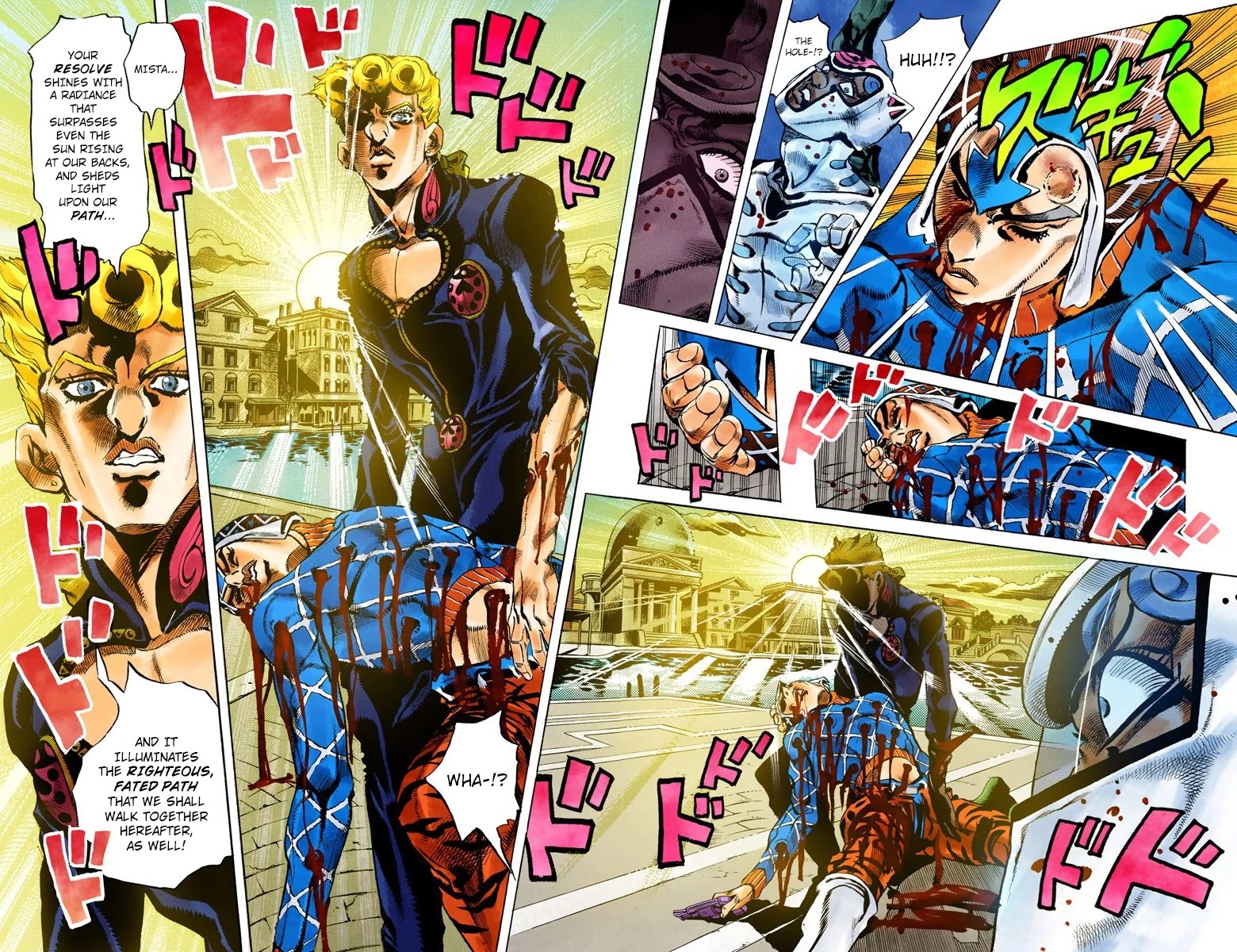 JoJo's Bizarre Adventure Part 5 - Vento Aureo (Official Colored) chapter 76 page 11