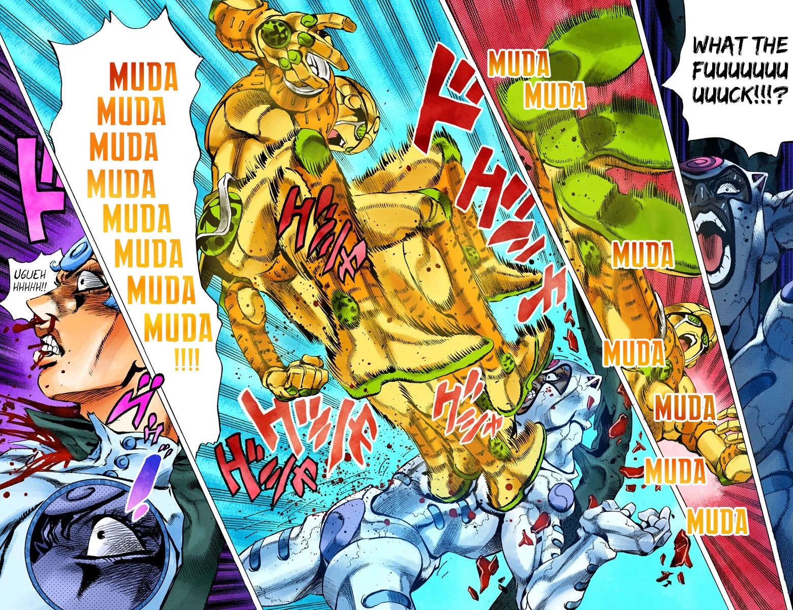 JoJo's Bizarre Adventure Part 5 - Vento Aureo (Official Colored) chapter 76 page 12