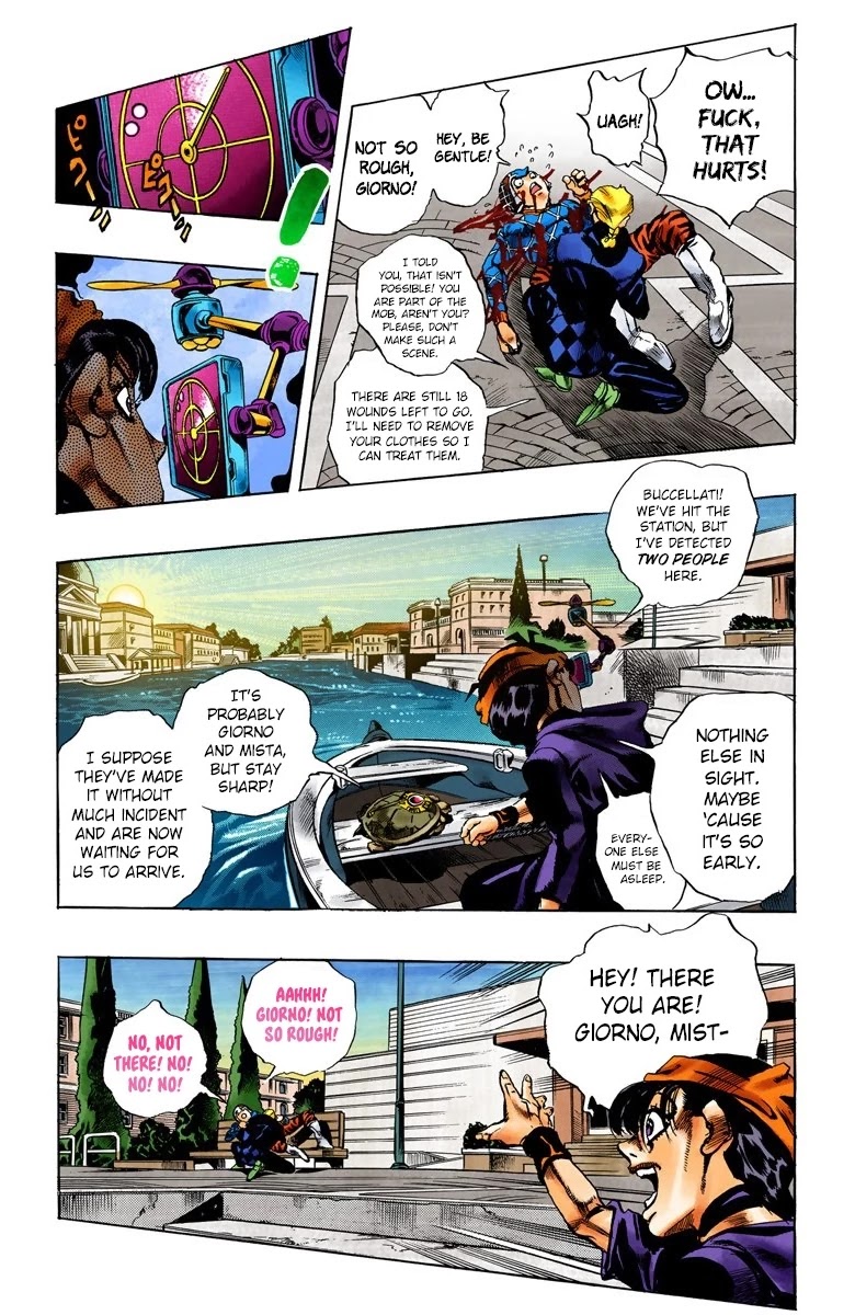 JoJo's Bizarre Adventure Part 5 - Vento Aureo (Official Colored) chapter 76 page 15