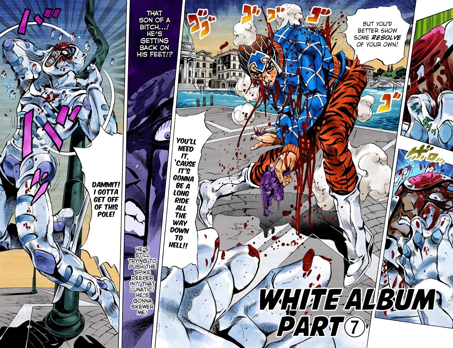 JoJo's Bizarre Adventure Part 5 - Vento Aureo (Official Colored) chapter 76 page 3