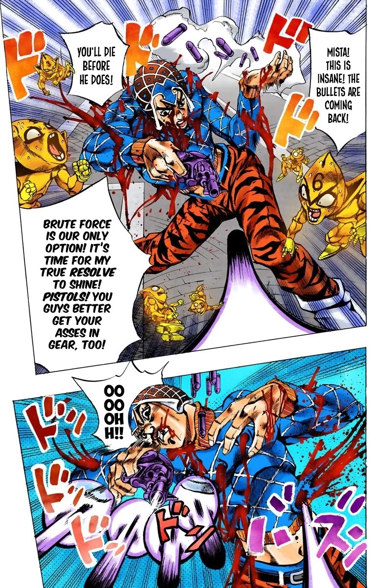 JoJo's Bizarre Adventure Part 5 - Vento Aureo (Official Colored) chapter 76 page 5