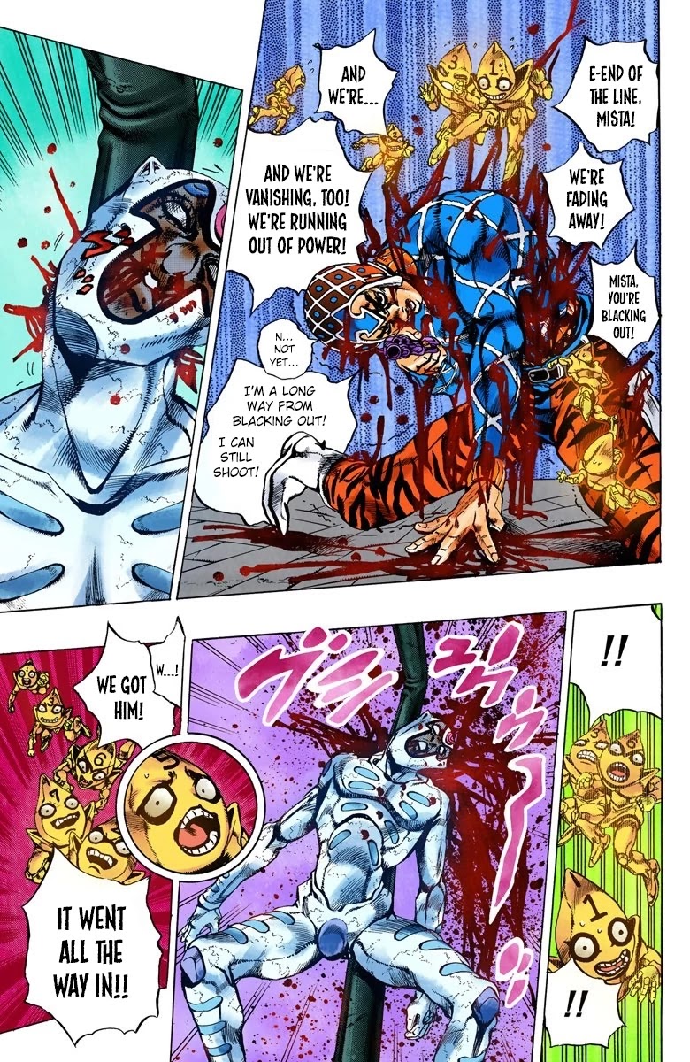 JoJo's Bizarre Adventure Part 5 - Vento Aureo (Official Colored) chapter 76 page 8