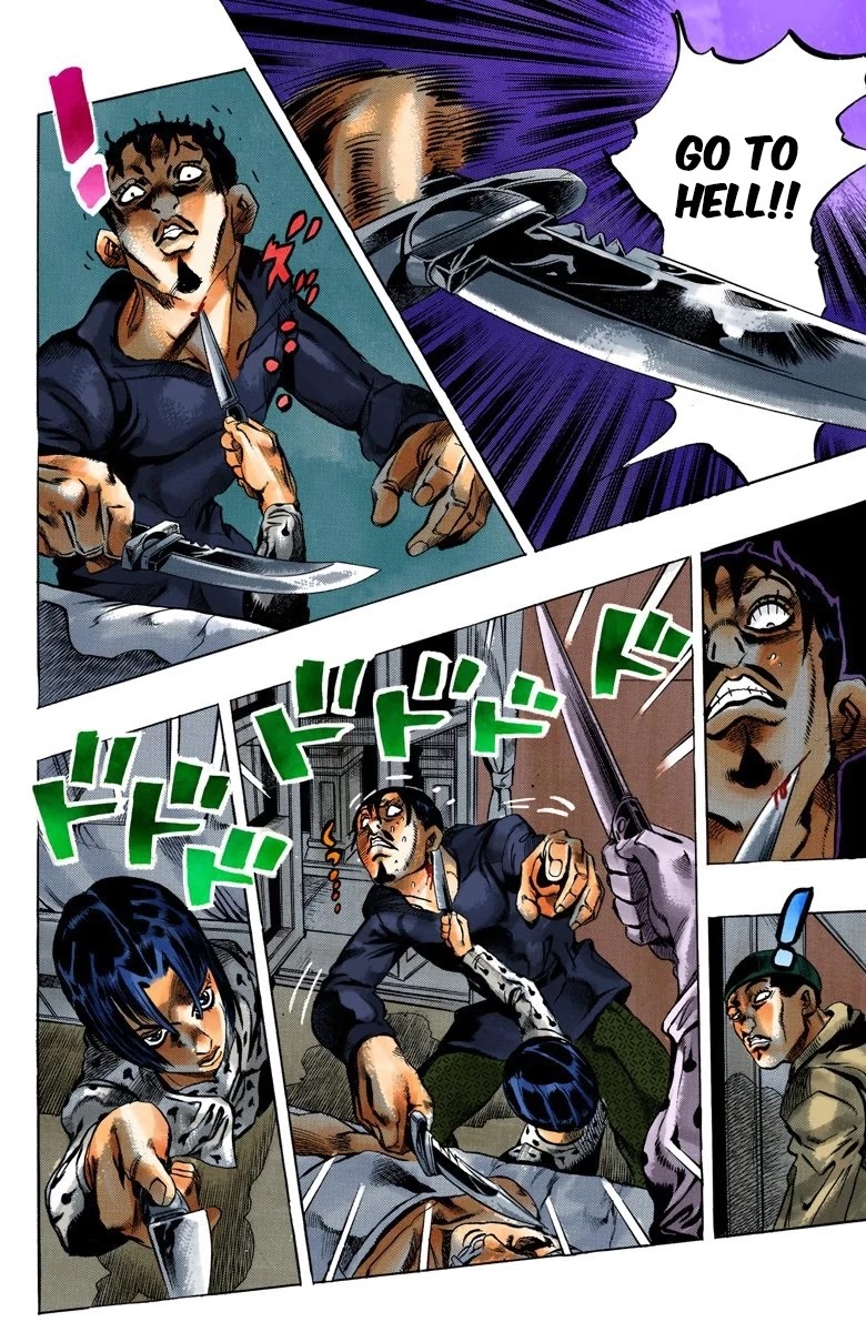 JoJo's Bizarre Adventure Part 5 - Vento Aureo (Official Colored) chapter 78 page 13