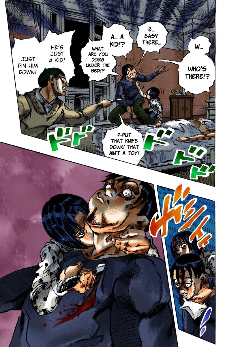 JoJo's Bizarre Adventure Part 5 - Vento Aureo (Official Colored) chapter 78 page 14