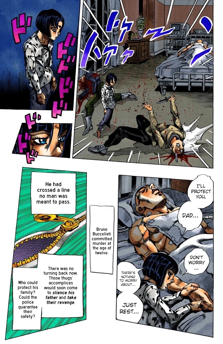 JoJo's Bizarre Adventure Part 5 - Vento Aureo (Official Colored) chapter 78 page 16