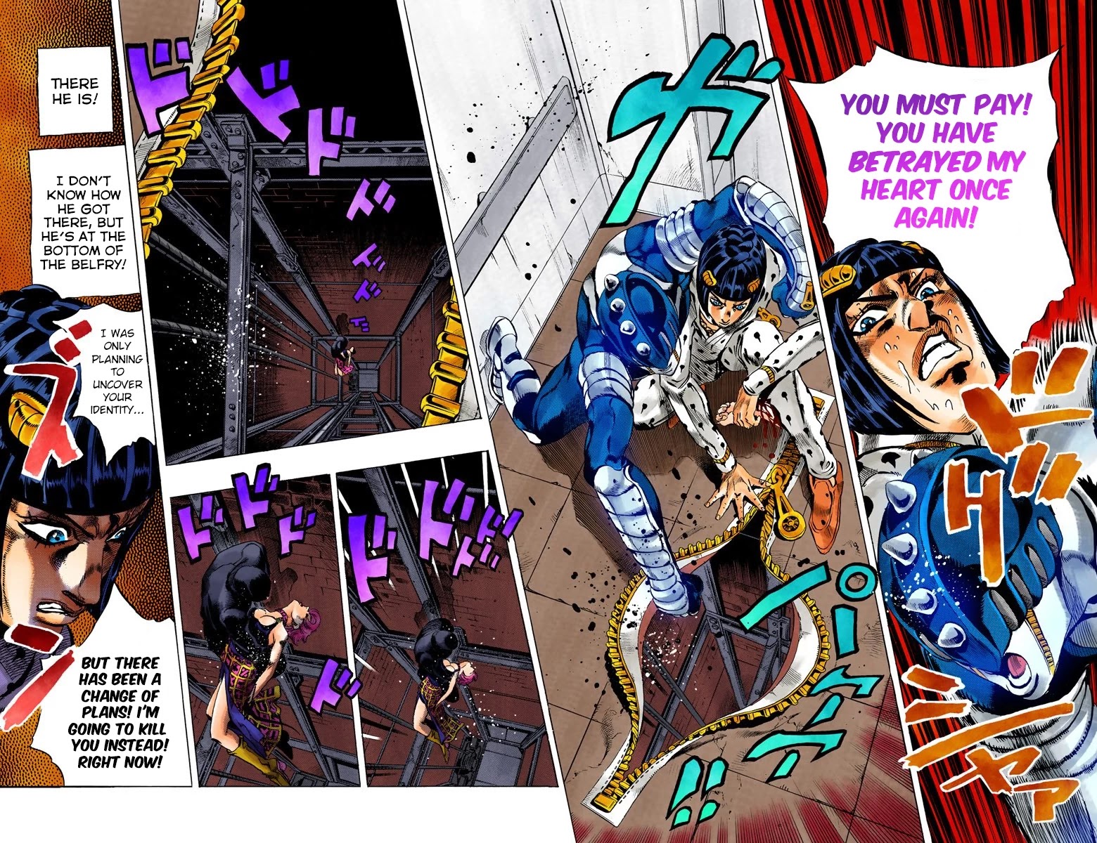 JoJo's Bizarre Adventure Part 5 - Vento Aureo (Official Colored) chapter 78 page 19