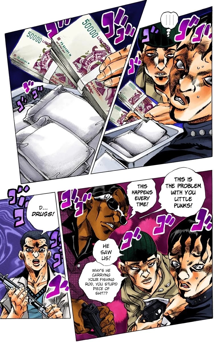 JoJo's Bizarre Adventure Part 5 - Vento Aureo (Official Colored) chapter 78 page 8