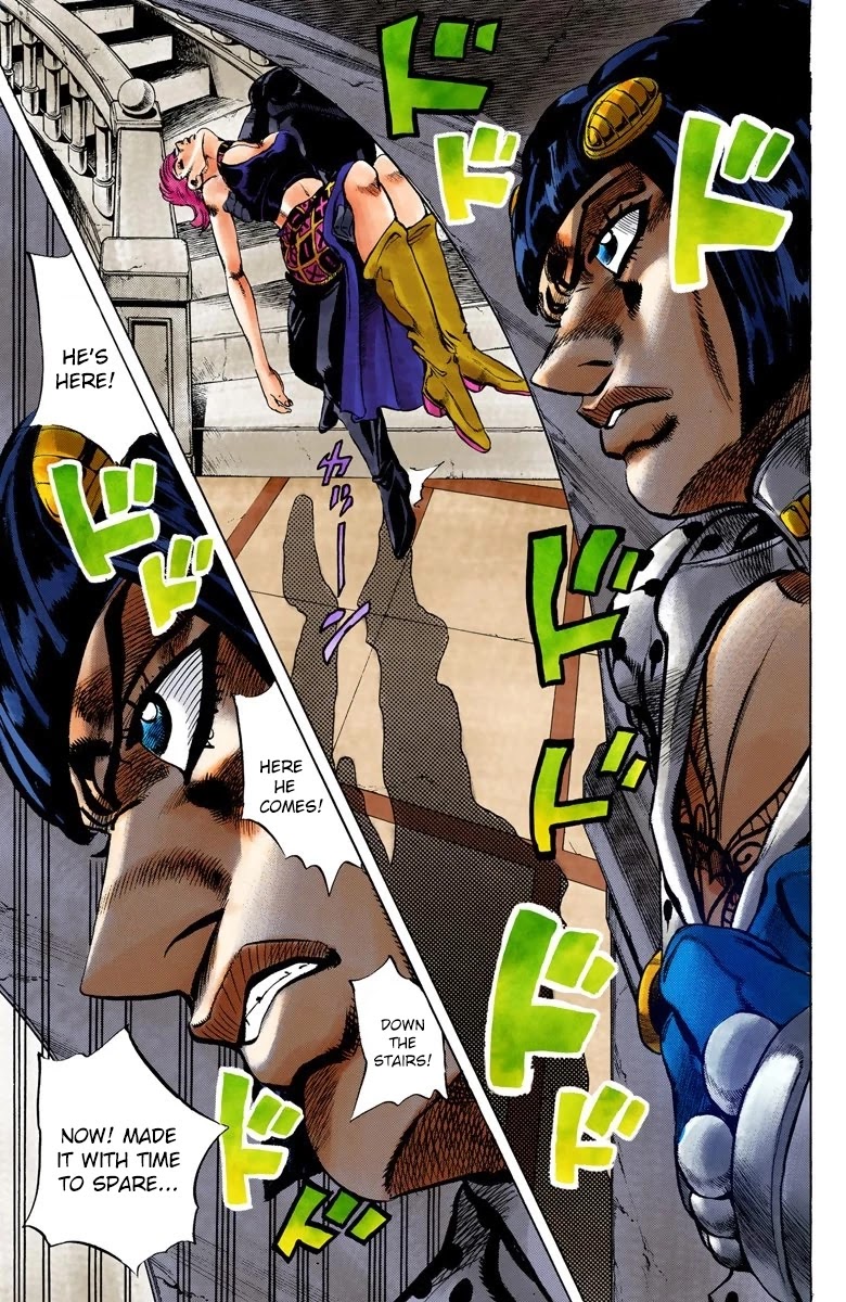 JoJo's Bizarre Adventure Part 5 - Vento Aureo (Official Colored) chapter 79 page 10