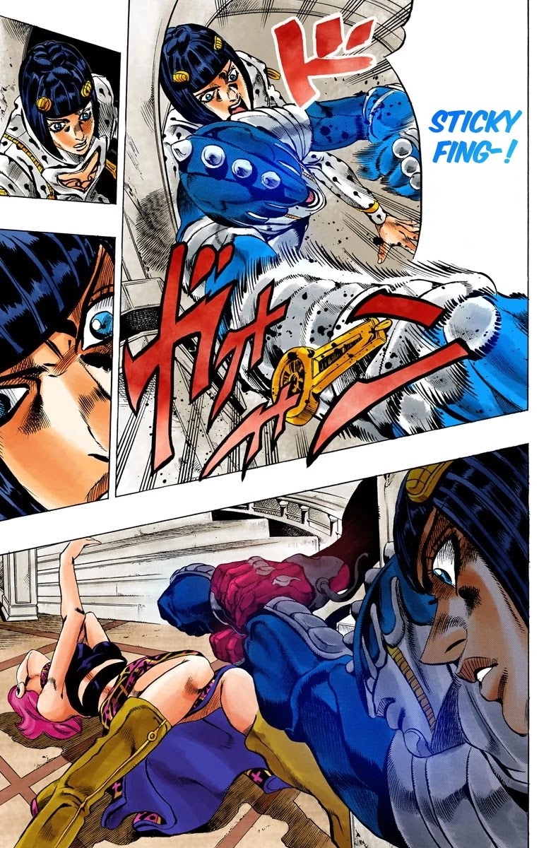 JoJo's Bizarre Adventure Part 5 - Vento Aureo (Official Colored) chapter 79 page 12