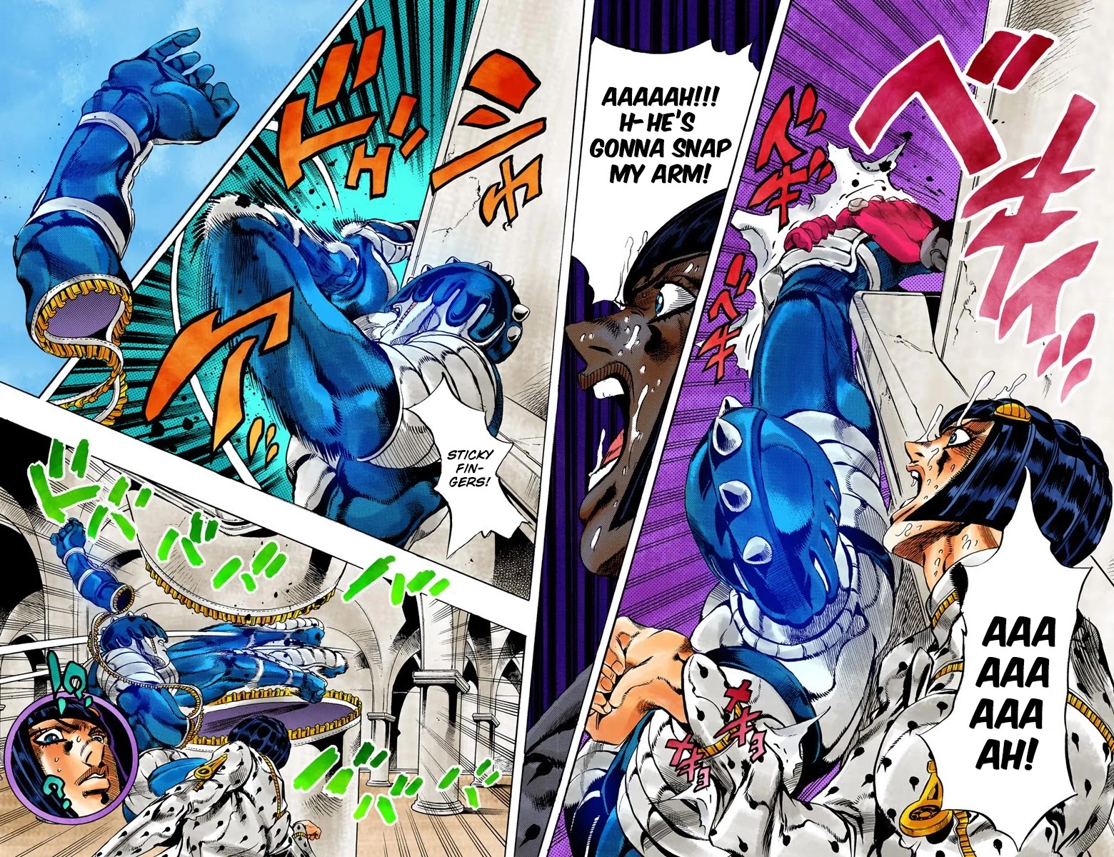 JoJo's Bizarre Adventure Part 5 - Vento Aureo (Official Colored) chapter 79 page 13