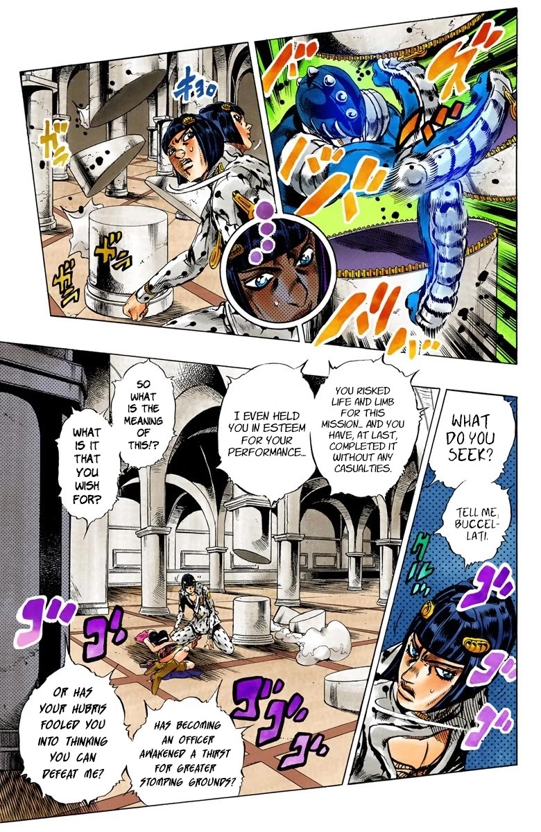 JoJo's Bizarre Adventure Part 5 - Vento Aureo (Official Colored) chapter 79 page 15