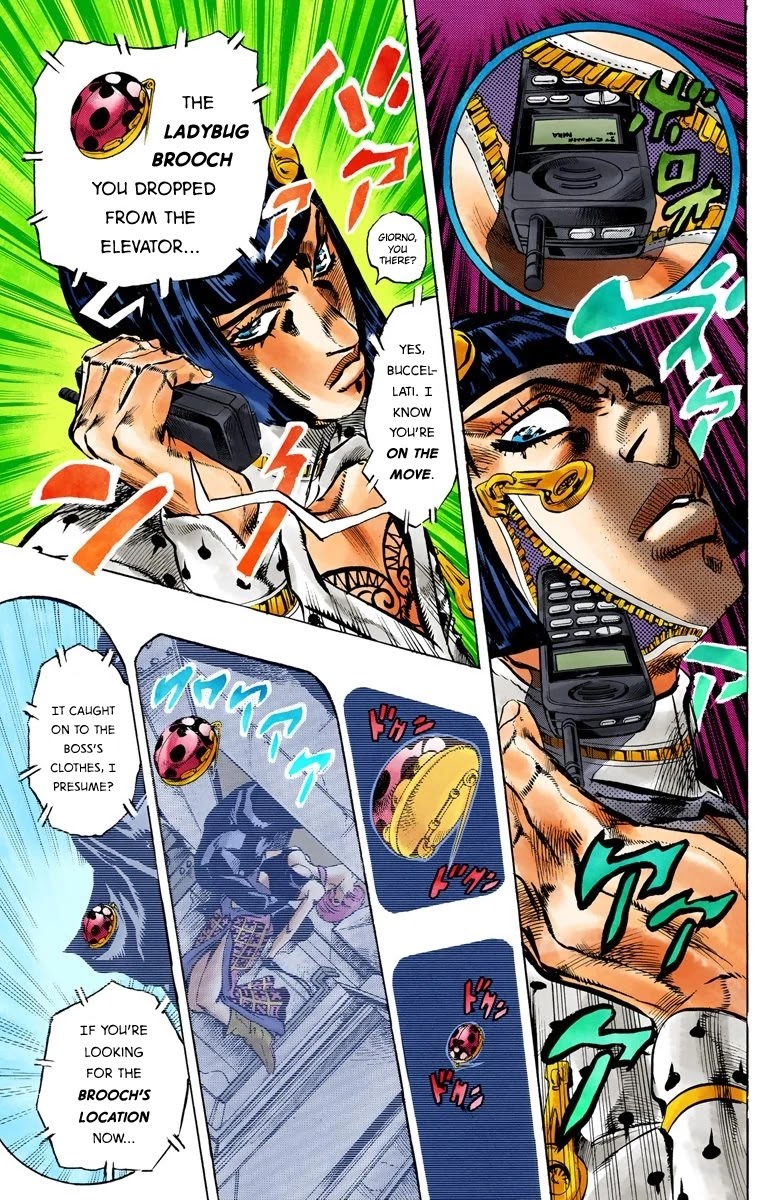 JoJo's Bizarre Adventure Part 5 - Vento Aureo (Official Colored) chapter 79 page 17