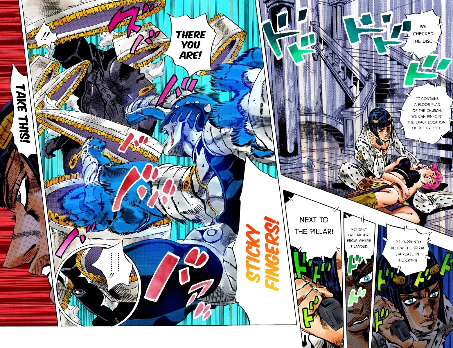 JoJo's Bizarre Adventure Part 5 - Vento Aureo (Official Colored) chapter 79 page 18