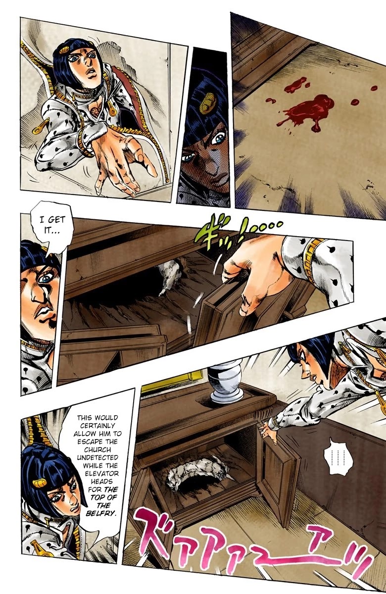 JoJo's Bizarre Adventure Part 5 - Vento Aureo (Official Colored) chapter 79 page 7