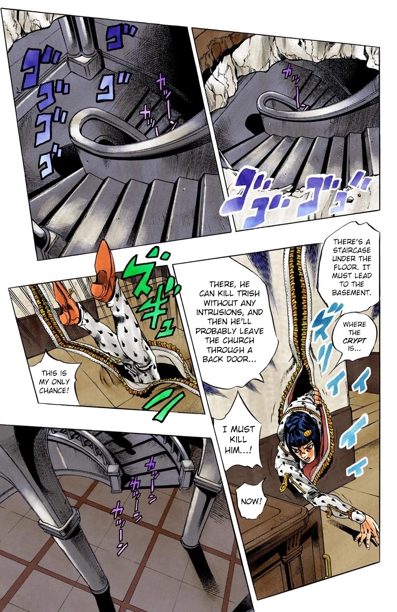 JoJo's Bizarre Adventure Part 5 - Vento Aureo (Official Colored) chapter 79 page 8