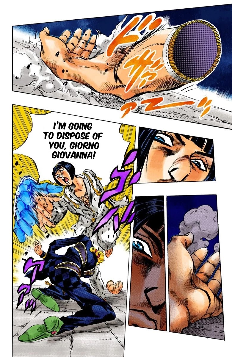 JoJo's Bizarre Adventure Part 5 - Vento Aureo (Official Colored) chapter 8 page 10