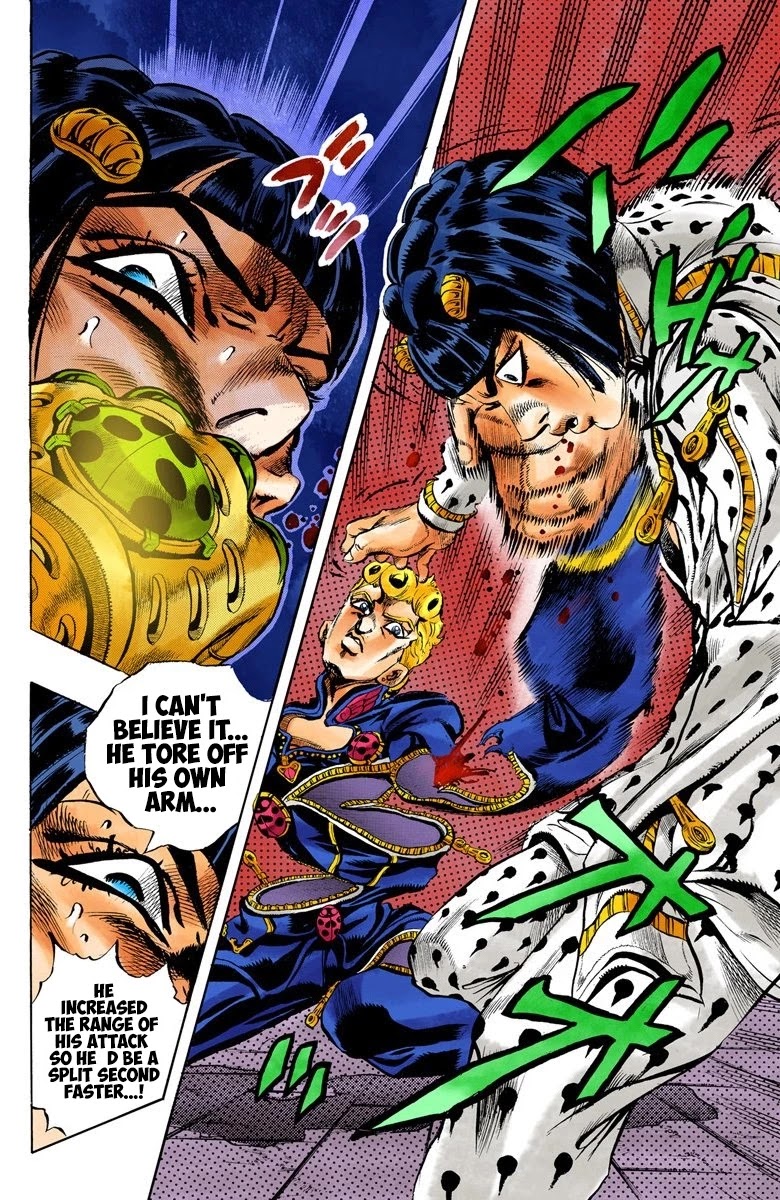 JoJo's Bizarre Adventure Part 5 - Vento Aureo (Official Colored) chapter 8 page 12