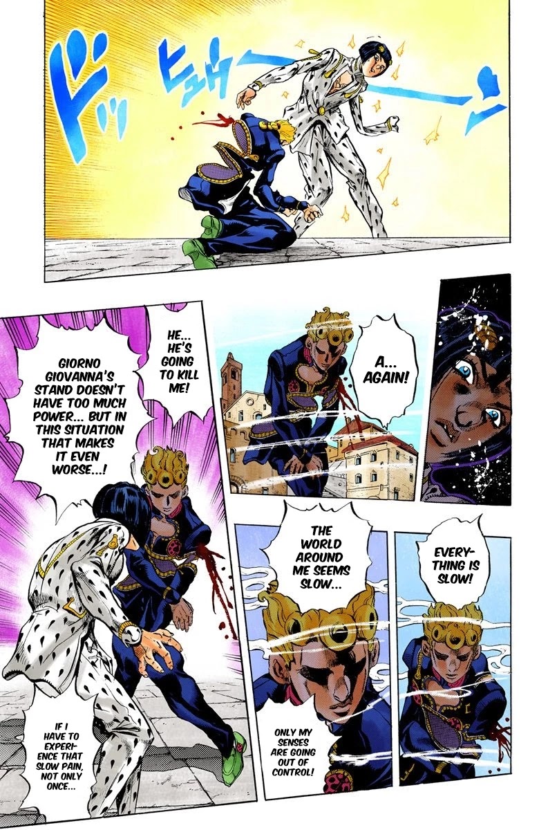 JoJo's Bizarre Adventure Part 5 - Vento Aureo (Official Colored) chapter 8 page 13