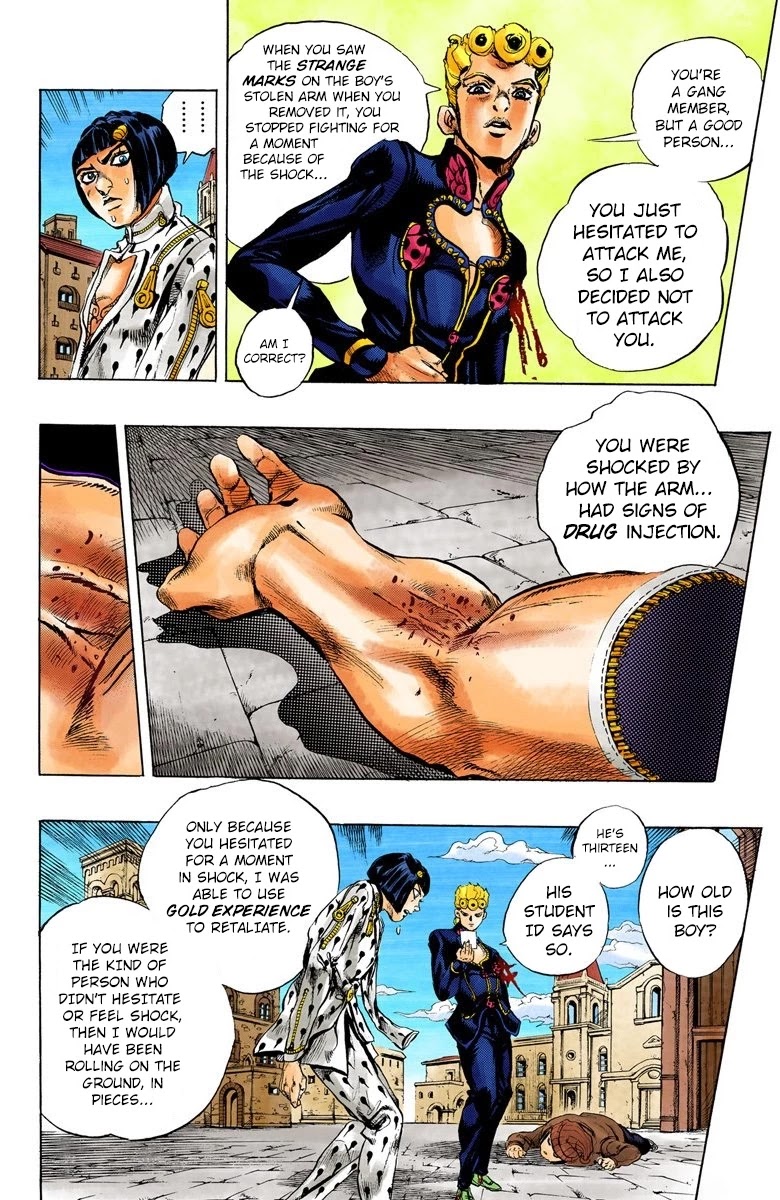 JoJo's Bizarre Adventure Part 5 - Vento Aureo (Official Colored) chapter 8 page 16