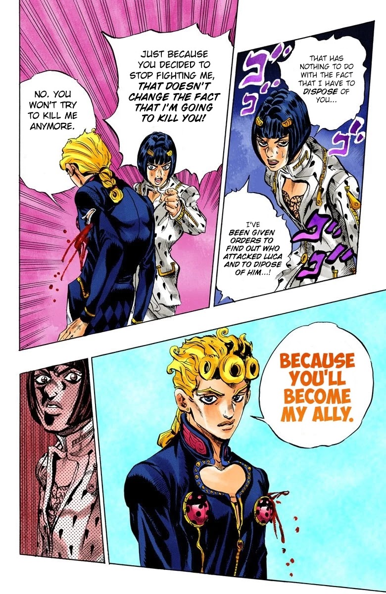 JoJo's Bizarre Adventure Part 5 - Vento Aureo (Official Colored) chapter 8 page 18