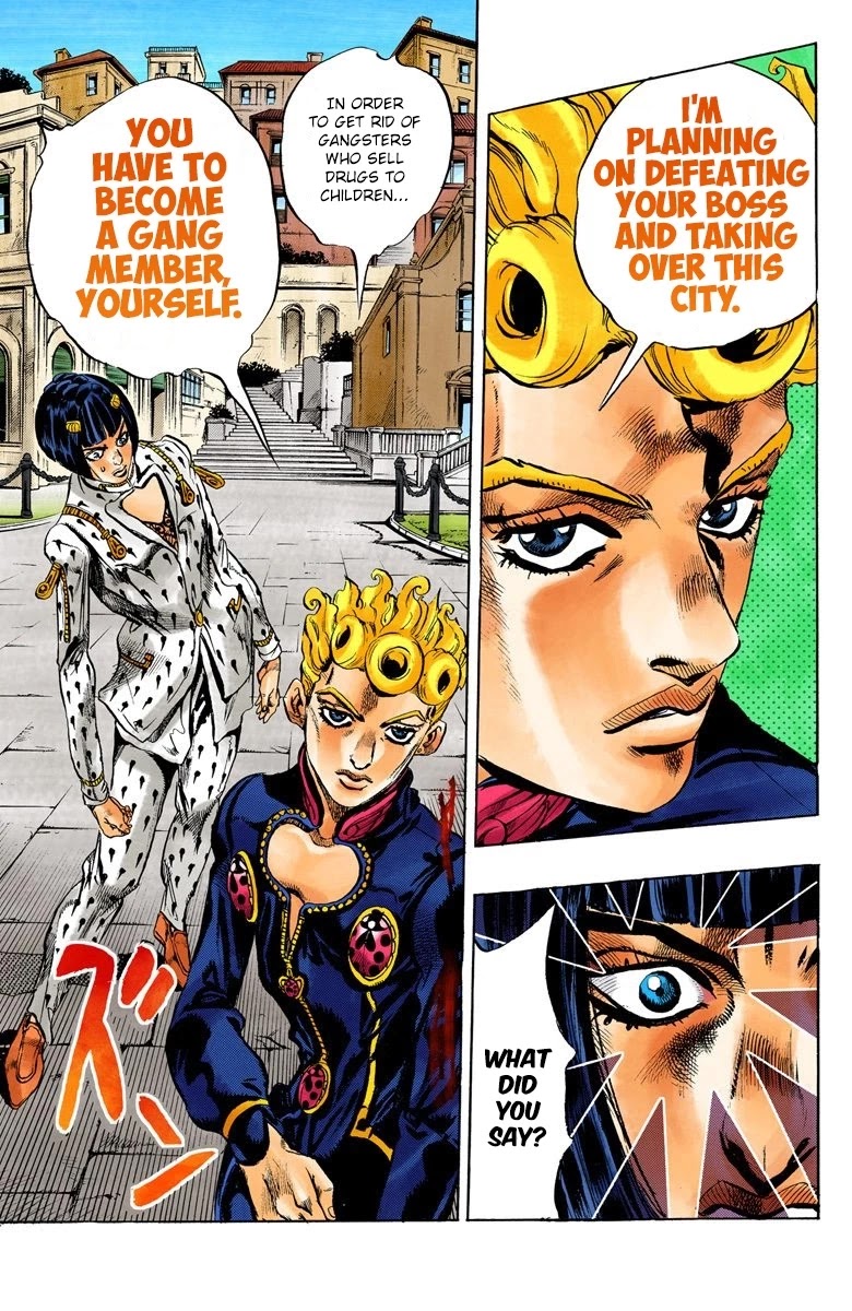 JoJo's Bizarre Adventure Part 5 - Vento Aureo (Official Colored) chapter 8 page 19