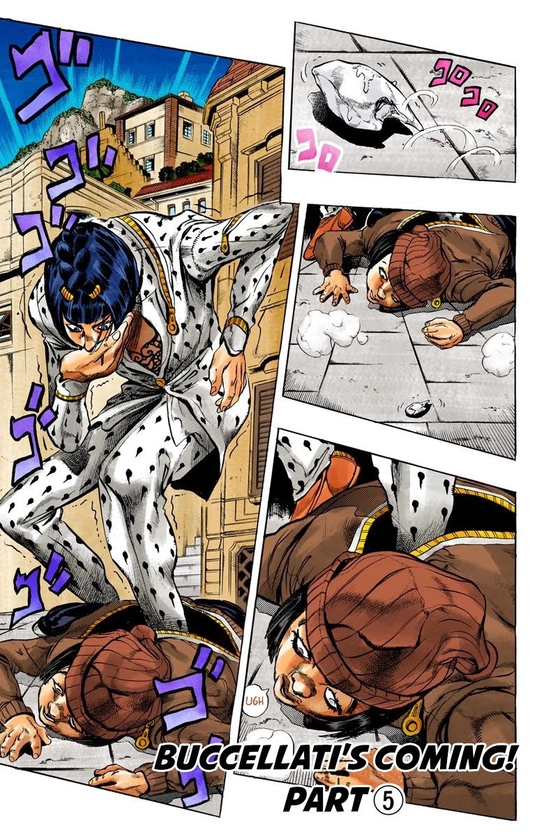 JoJo's Bizarre Adventure Part 5 - Vento Aureo (Official Colored) chapter 8 page 2