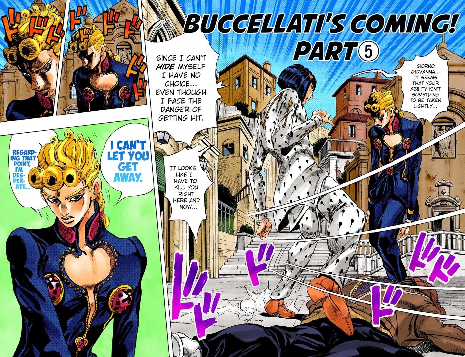 JoJo's Bizarre Adventure Part 5 - Vento Aureo (Official Colored) chapter 8 page 3