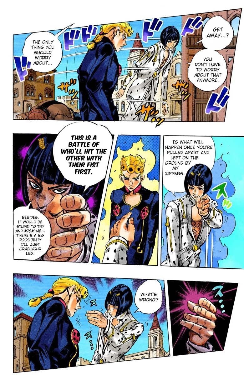 JoJo's Bizarre Adventure Part 5 - Vento Aureo (Official Colored) chapter 8 page 4