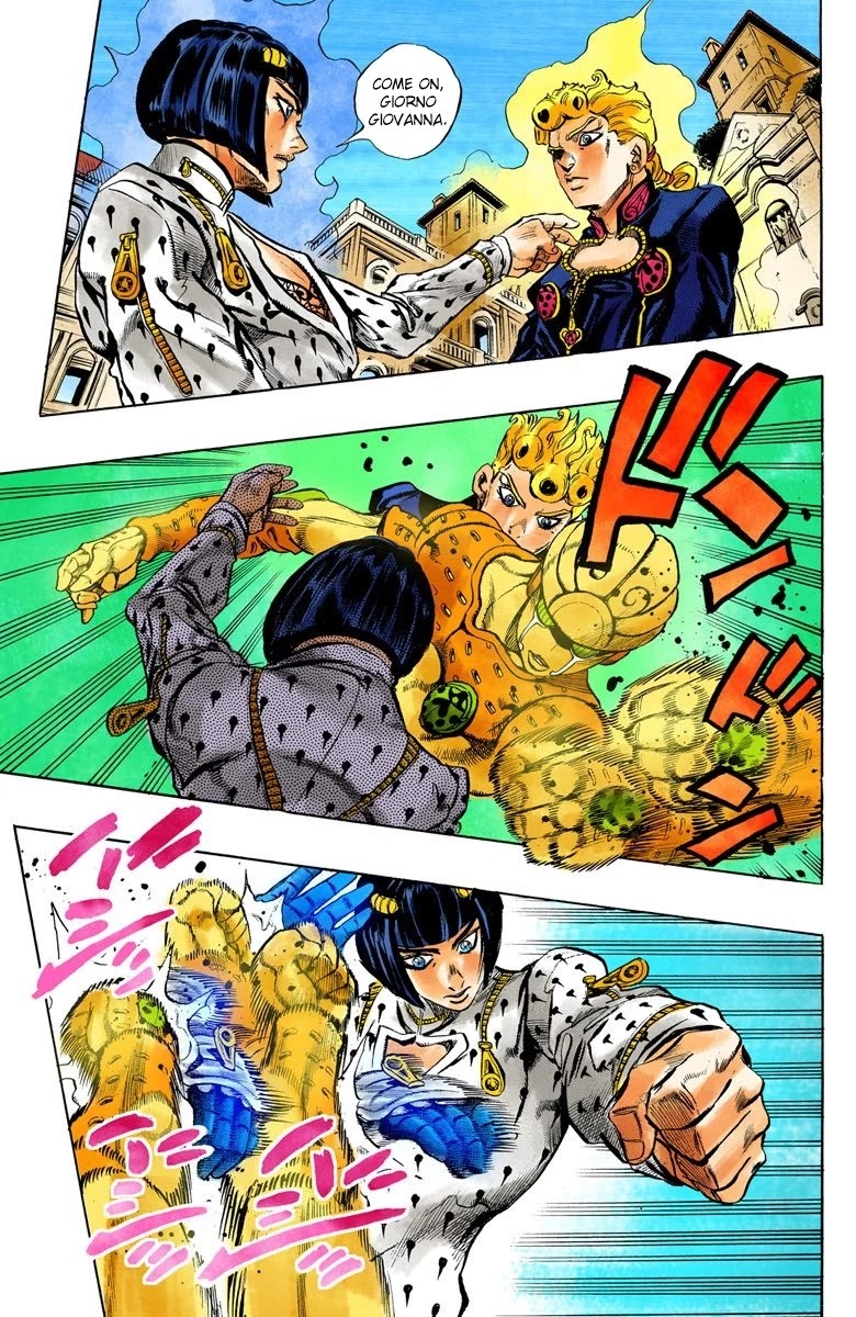 JoJo's Bizarre Adventure Part 5 - Vento Aureo (Official Colored) chapter 8 page 5