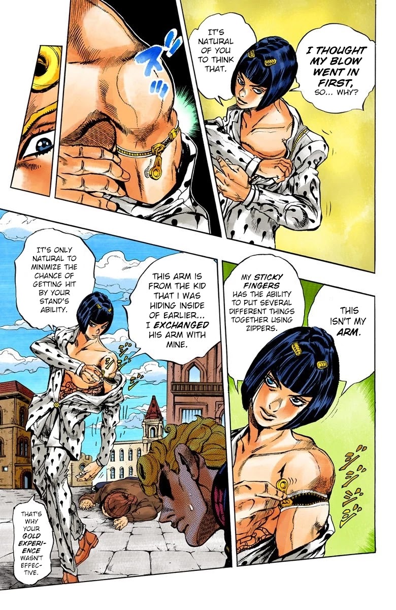 JoJo's Bizarre Adventure Part 5 - Vento Aureo (Official Colored) chapter 8 page 9