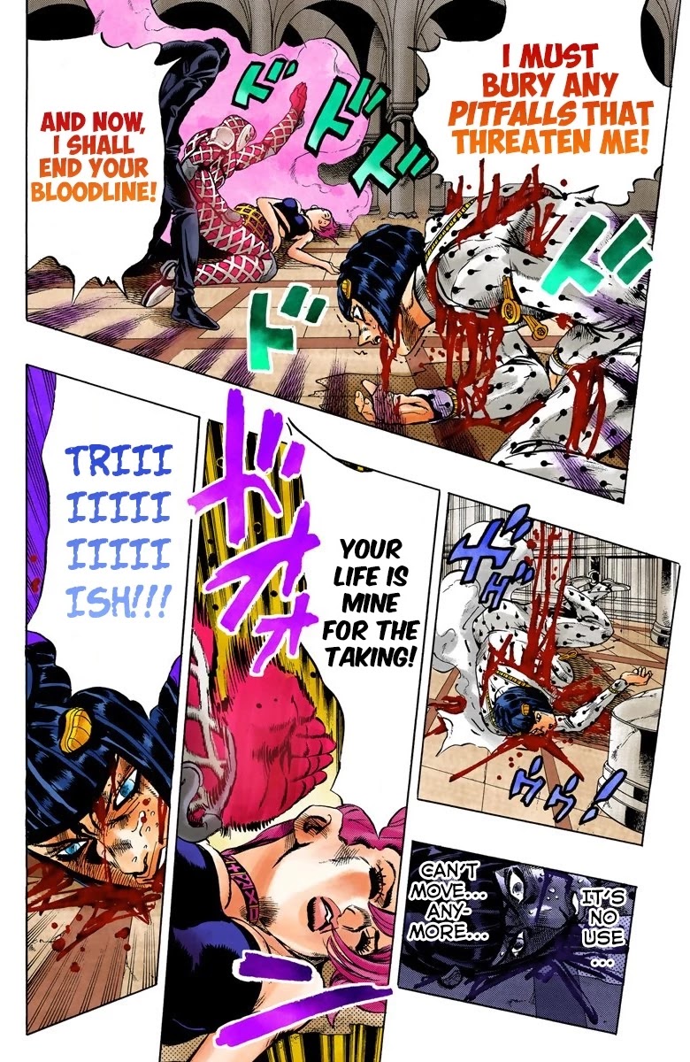 JoJo's Bizarre Adventure Part 5 - Vento Aureo (Official Colored) chapter 81 page 18